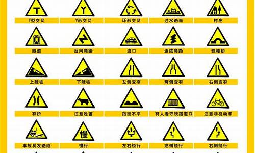 交通标志牌大全_交通标志牌大全及图解 含义