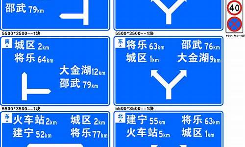 道路指示牌的意思图解_道路指示牌图片及说明