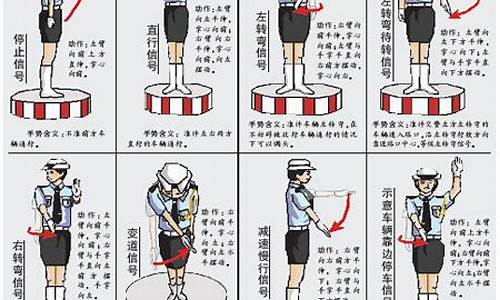 交警8种手势顺口溜_交警8种手势顺口溜图片